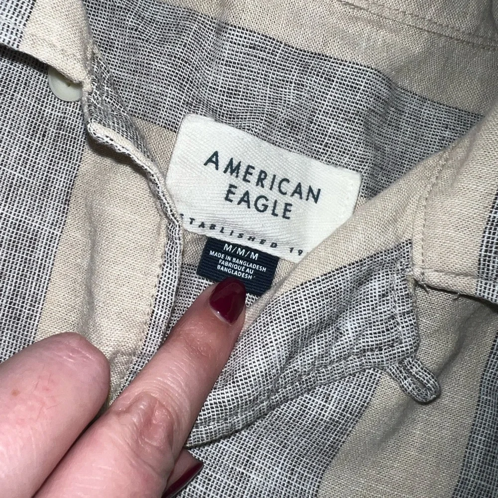 AE Linen Blend Mechanic Shirt - Picture 4 of 10